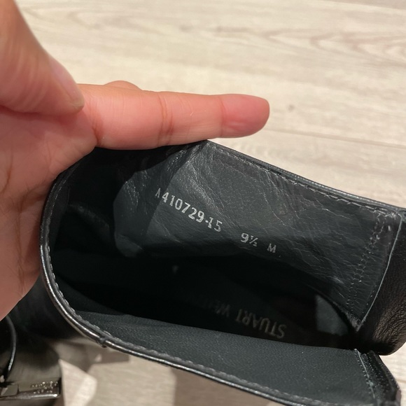 Stuart Weitzman Bacari Bootie Block Heel Napa Leather - Picture 10 of 12